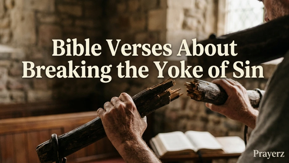 Bible Verses About Breaking the Yoke of Sin