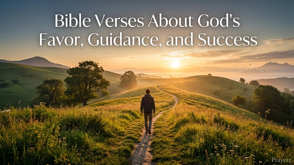 Bible Verses About God's Favor, Guidance, and Success