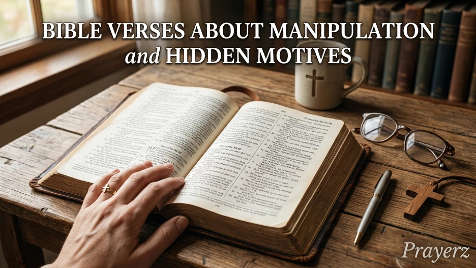 Bible Verses About Manipulation and Hidden Motives