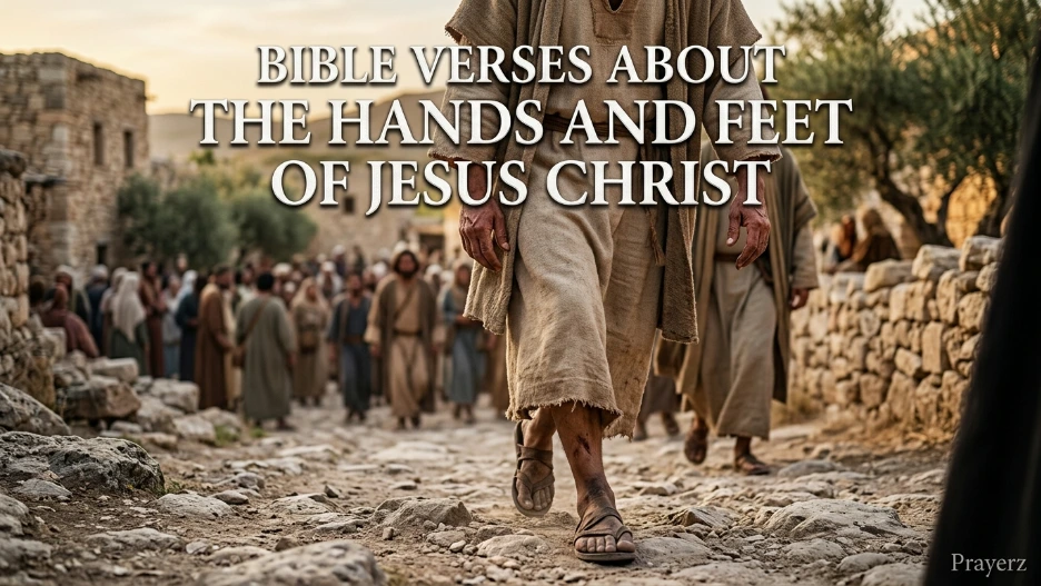 Bible Verses About the Hands and Feet of Jesus Christ