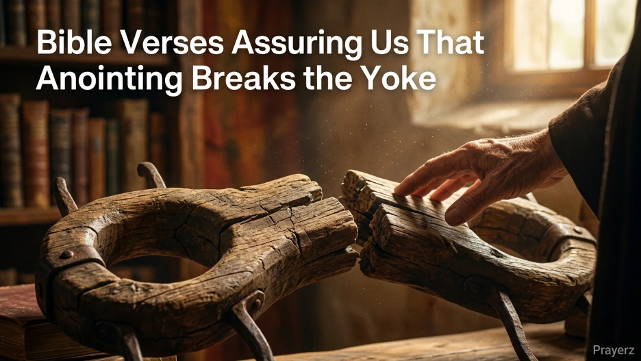 Bible Verses Assuring Us That Anointing Breaks the Yoke