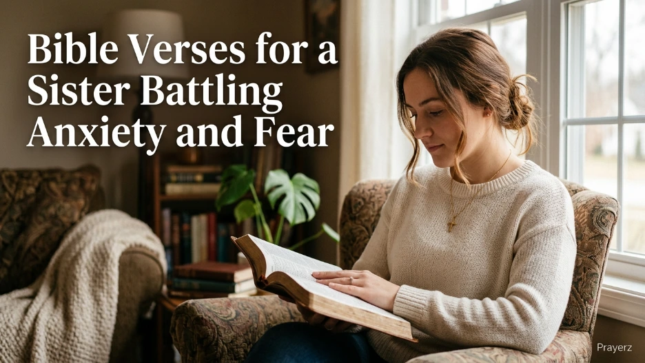 Bible Verses for a Sister Battling Anxiety and Fear