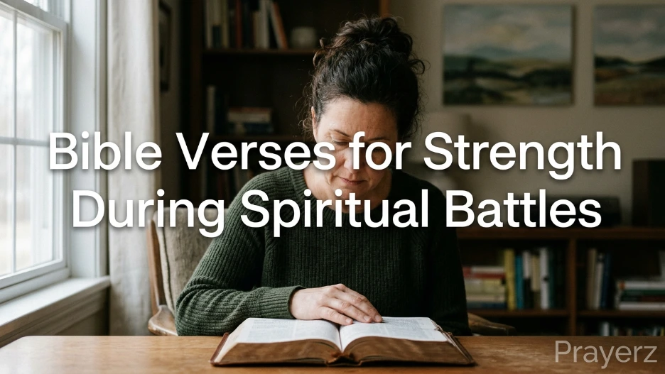 Bible Verses for Strength During Spiritual Battles