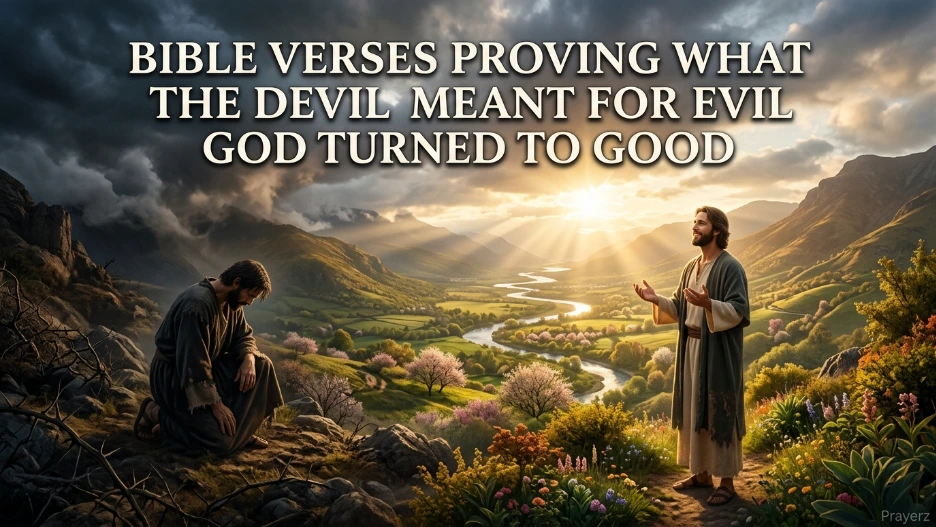 Bible Verses Proving What the Devil Meant for Evil God Turned to Good