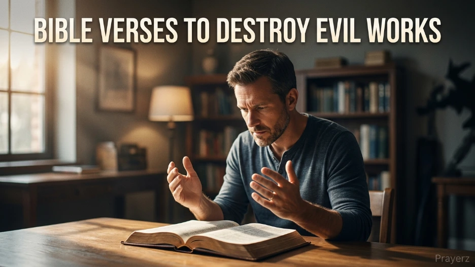 Bible Verses to Destroy Evil Works