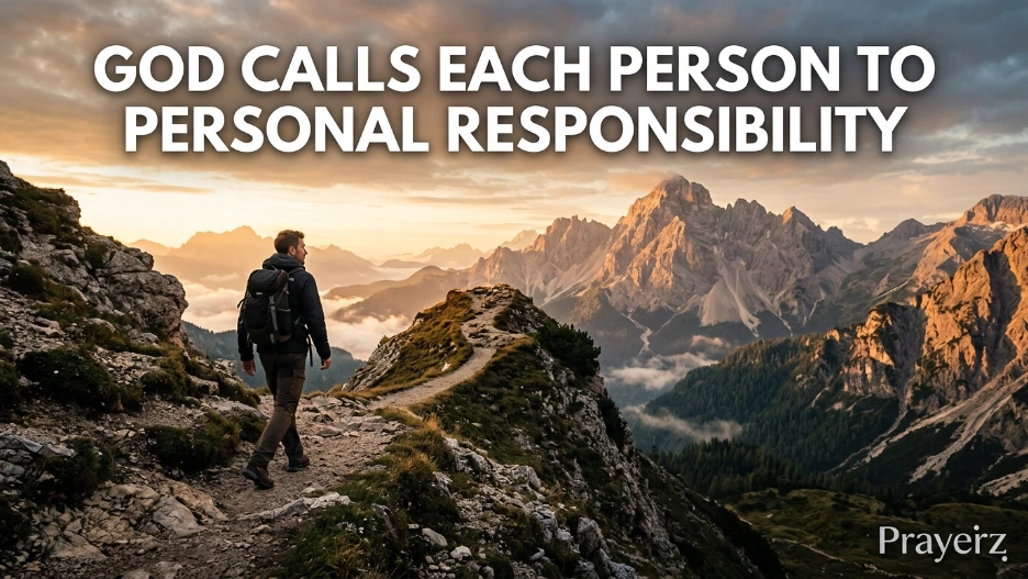 God Calls Each Person to Personal Responsibility