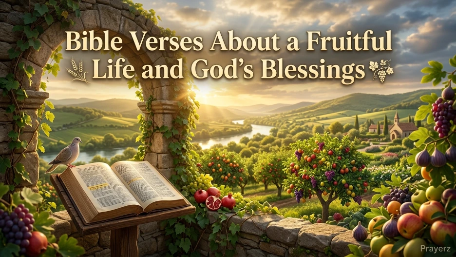 Bible Verses About a Fruitful Life and God's Blessings