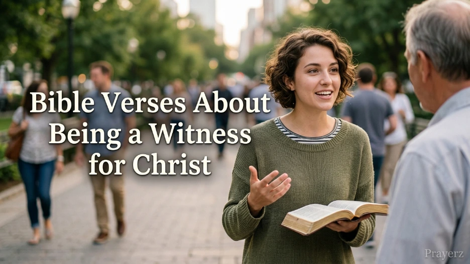 Bible Verses About Being a Witness for Christ