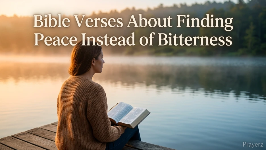 Bible Verses About Finding Peace Instead of Bitterness