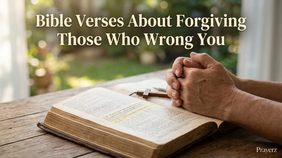 Bible Verses About Forgiving Those Who Wrong You