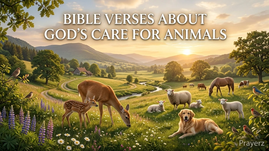 Bible Verses About God's Care for Animals