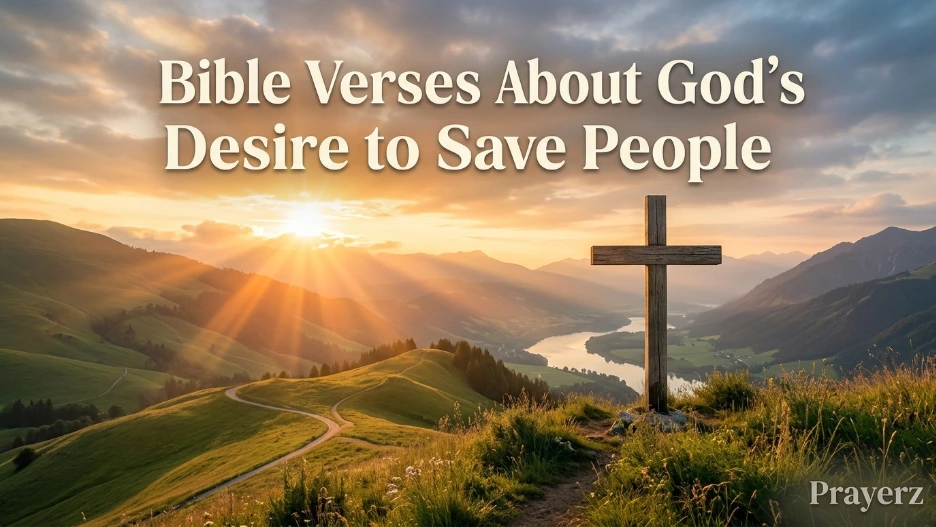 Bible Verses About God's Desire to Save People
