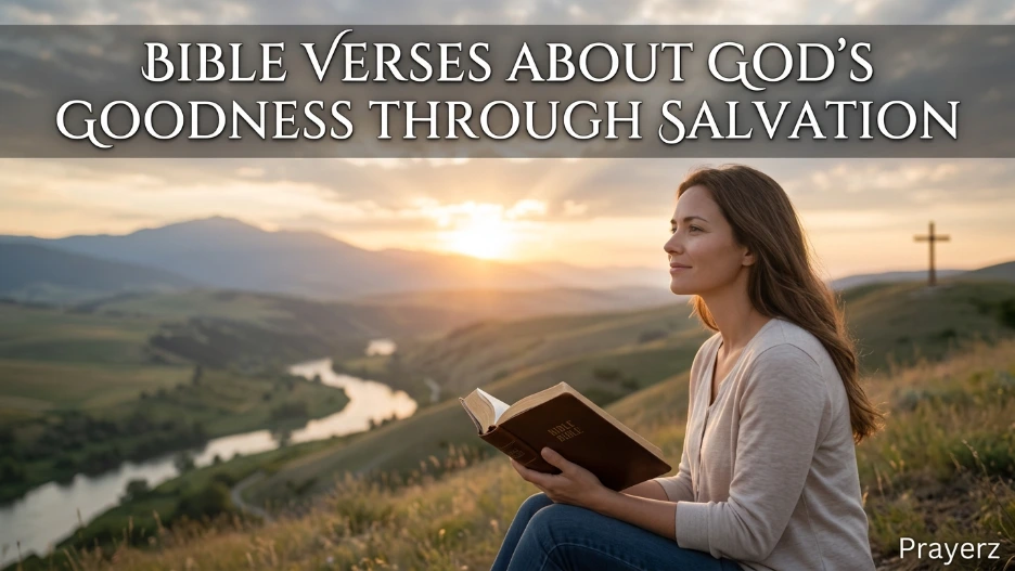 Bible Verses About God's Goodness Through Salvation