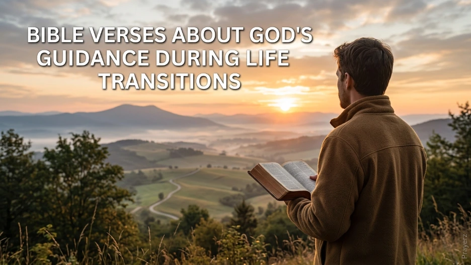Bible Verses About God's Guidance During Life Transitions