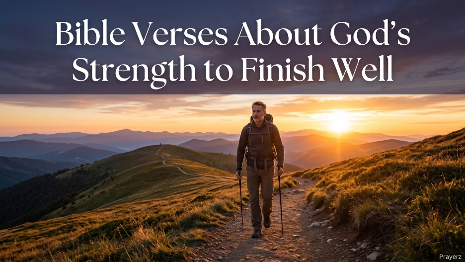 Bible Verses About God's Strength to Finish Well