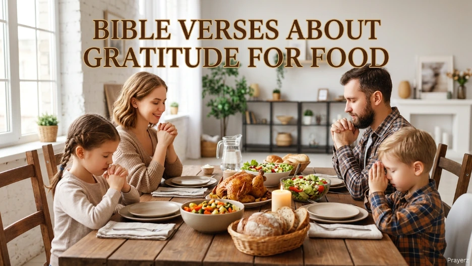 Bible Verses About Gratitude for Food