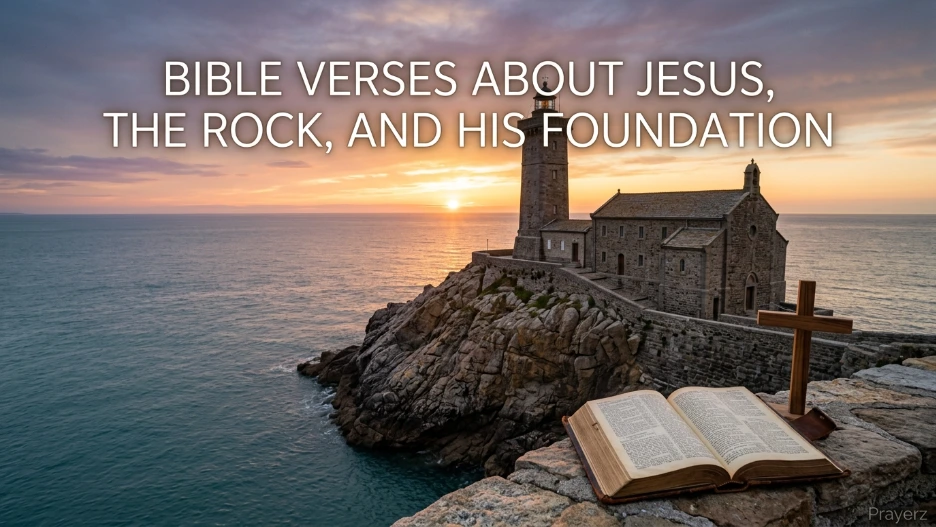 Bible Verses About Jesus, the Rock, and His Foundation