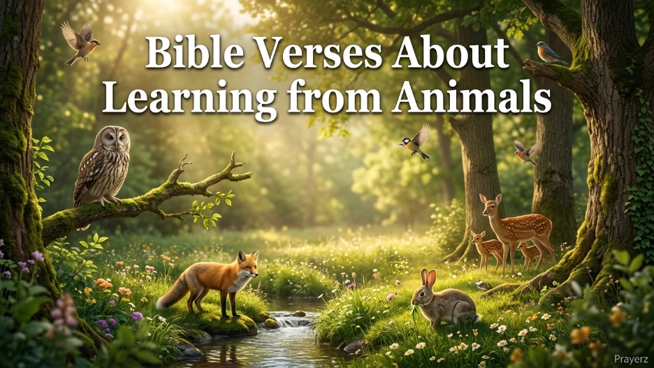 Bible Verses About Learning from Animals