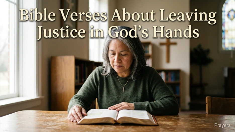Bible Verses About Leaving Justice in God's Hands