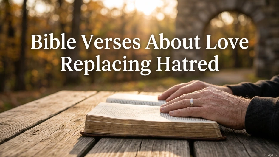 Bible Verses About Love Replacing Hatred