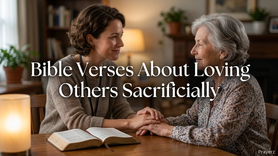 Bible Verses About Loving Others Sacrificially