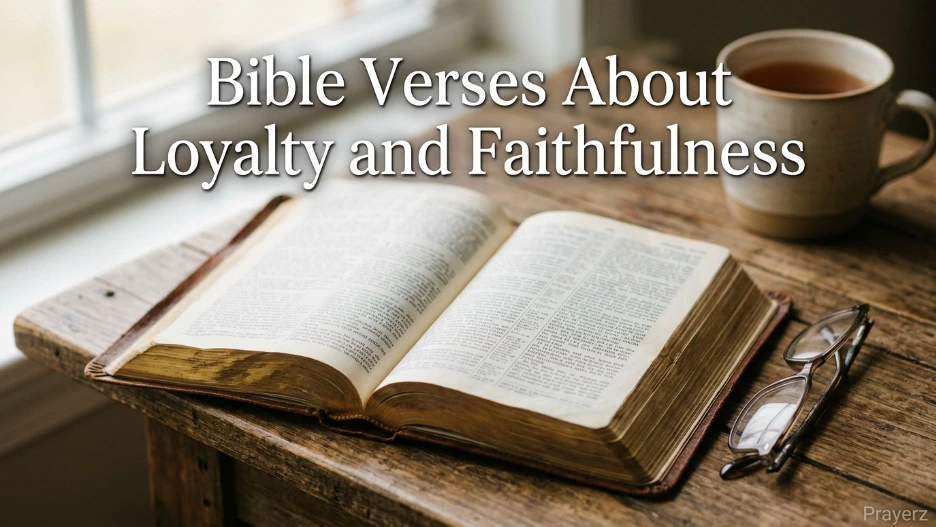 Bible Verses About Loyalty and Faithfulness
