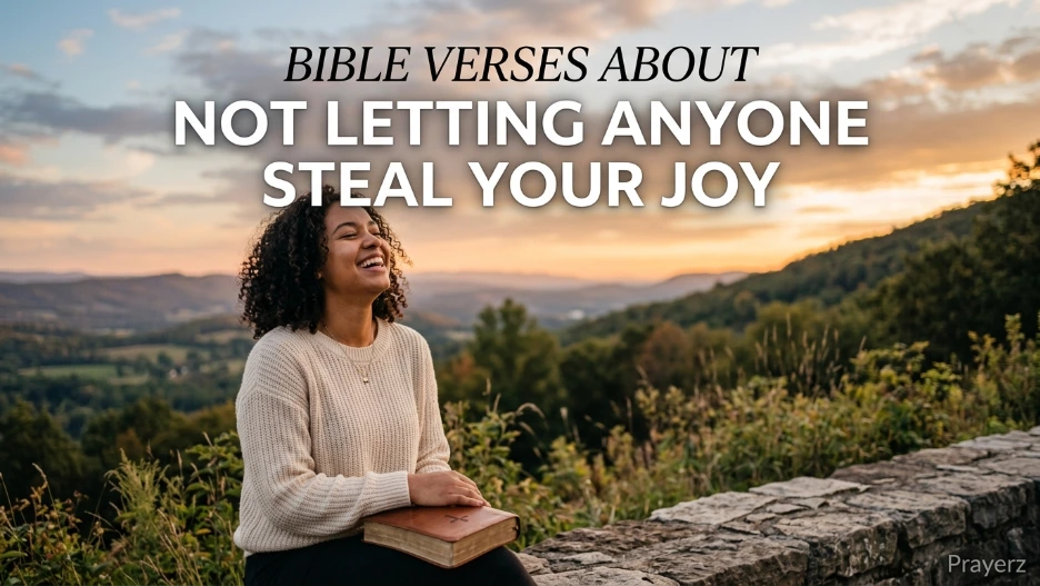 Bible Verses About Not Letting Anyone Steal Your Joy