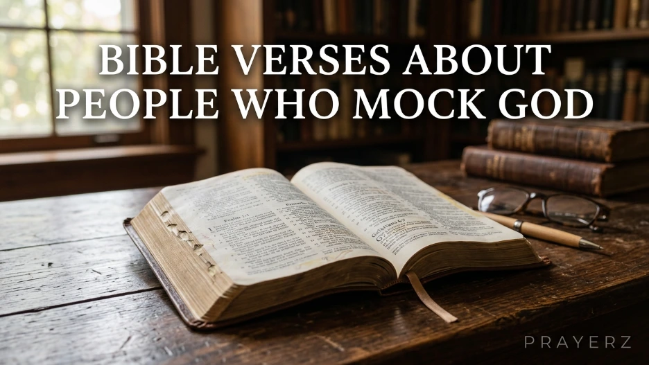 Bible Verses About People Who Mock God
