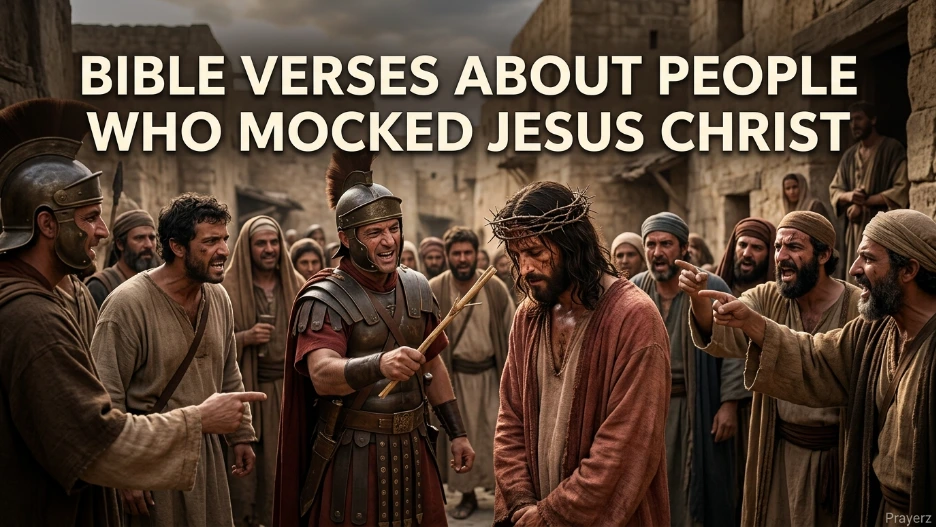 Bible Verses About People Who Mocked Jesus Christ