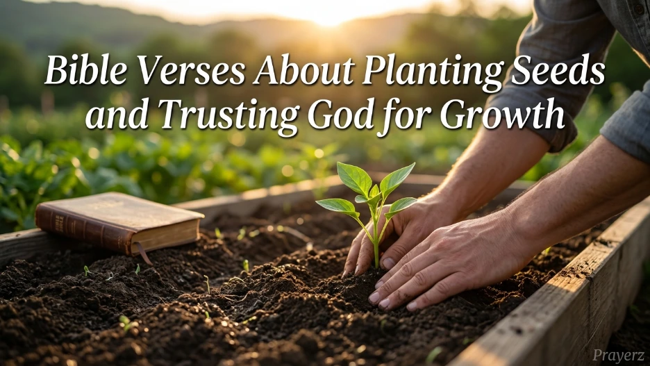 Bible Verses About Planting Seeds and Trusting God for Growth