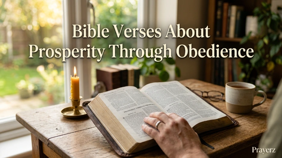 Bible Verses About Prosperity Through Obedience