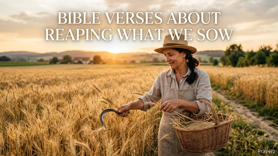 Bible Verses About Reaping What We Sow