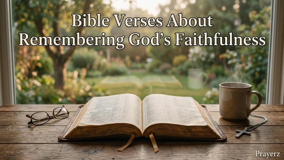 Bible Verses About Remembering God's Faithfulness
