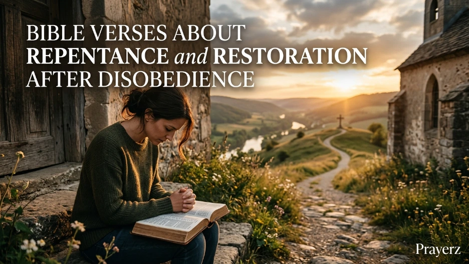 Bible Verses About Repentance and Restoration After Disobedience