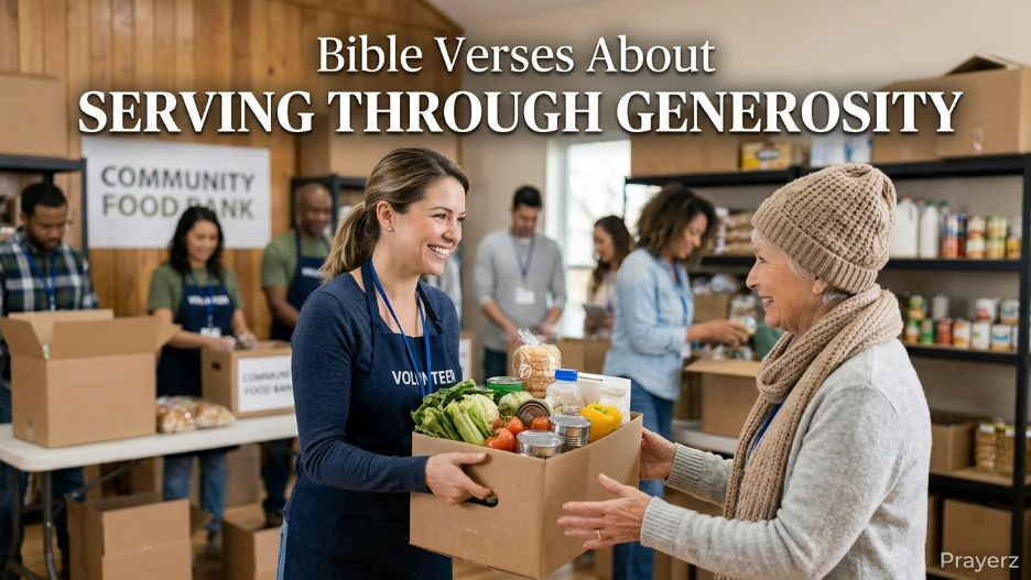Bible Verses About Serving Through Generosity