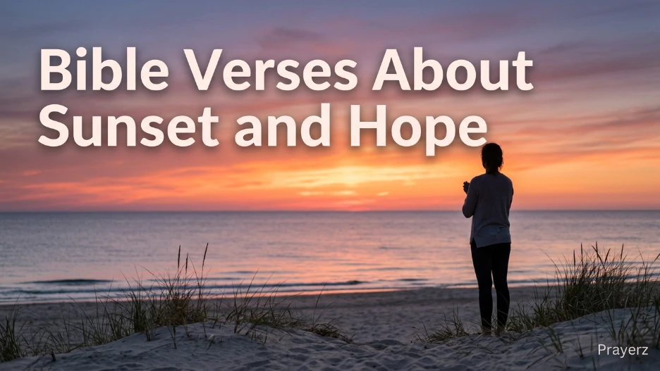 Bible Verses About Sunset and Hope