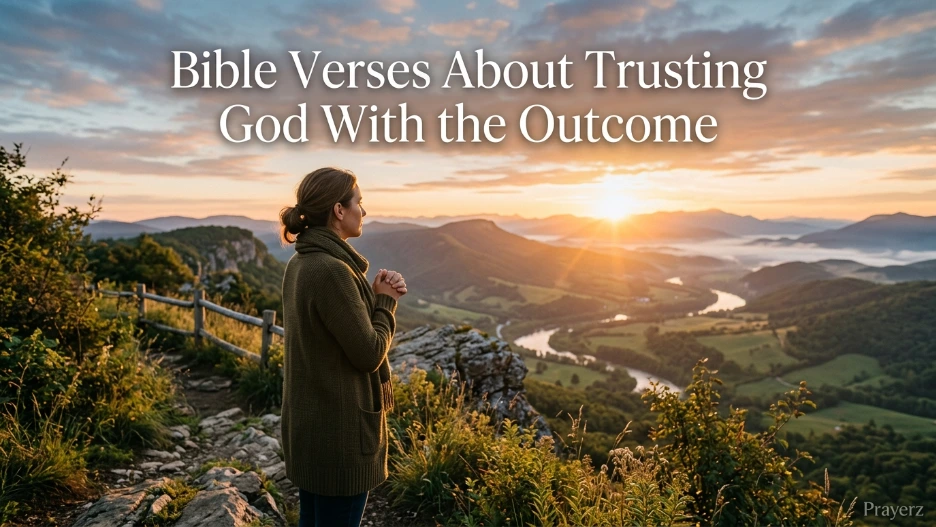 Bible Verses About Trusting God With the Outcome