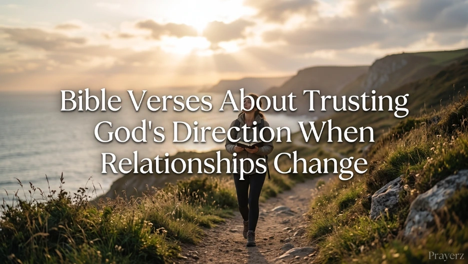 Bible Verses About Trusting God's Direction When Relationships Change