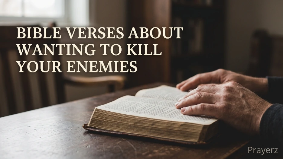 Bible Verses About Wanting to Kill Your Enemies