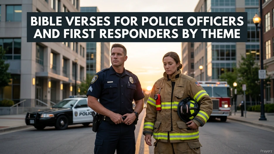 Bible Verses for Police Officers and First Responders by Theme