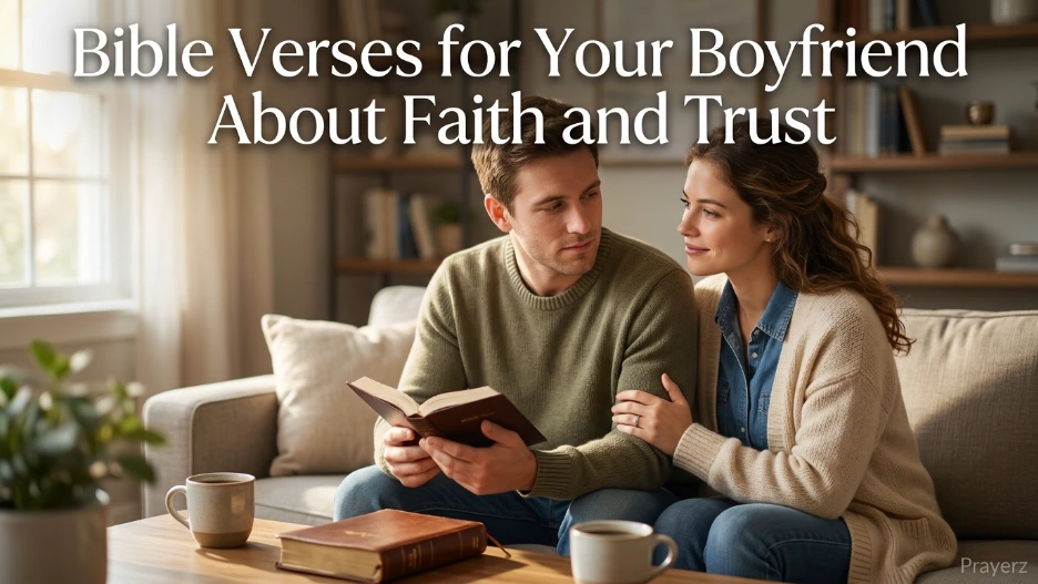 Bible Verses for Your Boyfriend About Faith and Trust