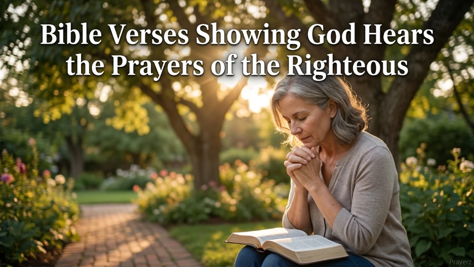 Bible Verses Showing God Hears the Prayers of the Righteous