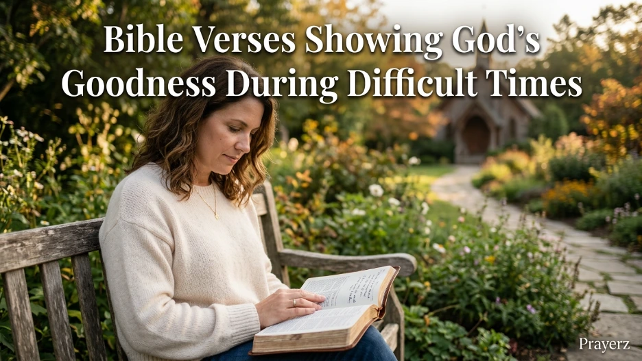 Bible Verses Showing God's Goodness During Difficult Times