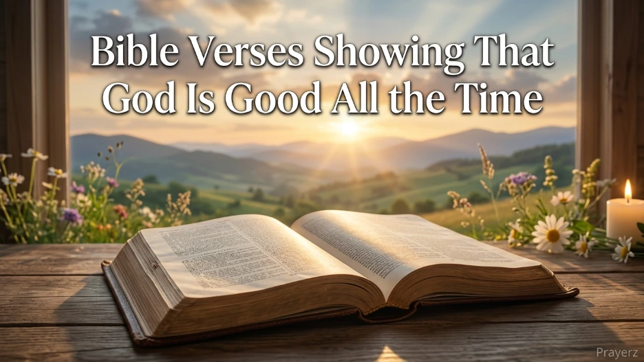 Bible Verses Showing That God Is Good All the Time