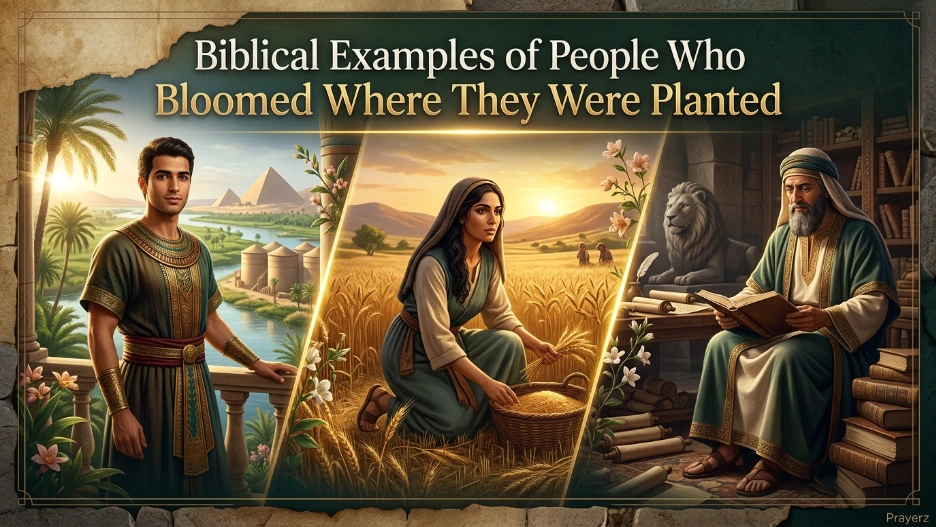 Biblical Examples of People Who Bloomed Where They Were Planted