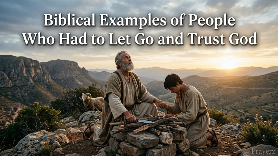 Biblical Examples of People Who Had to Let Go and Trust God