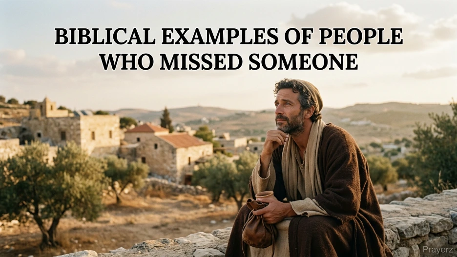 Biblical Examples of People Who Missed Someone