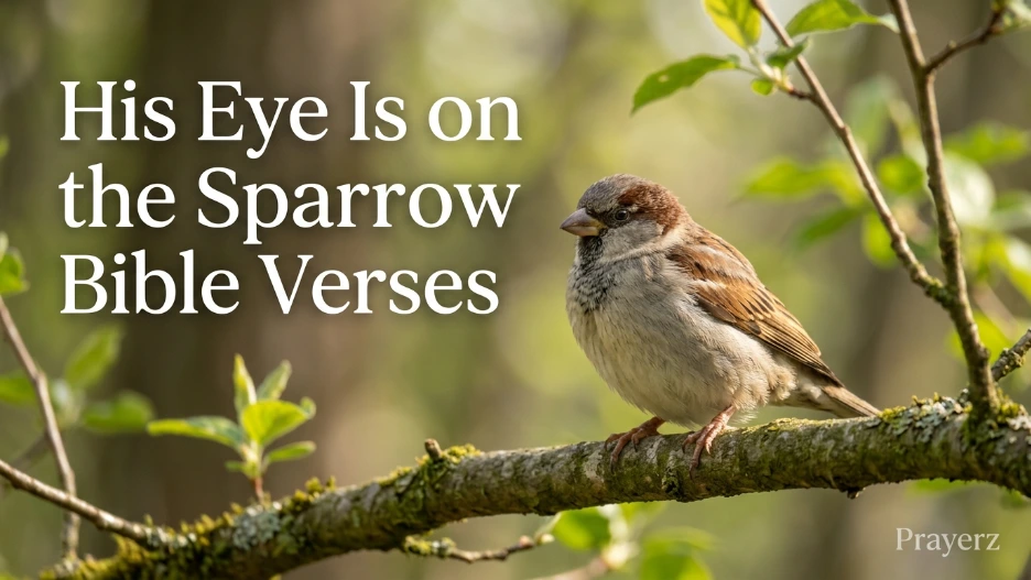 His Eye Is on the Sparrow Bible Verses