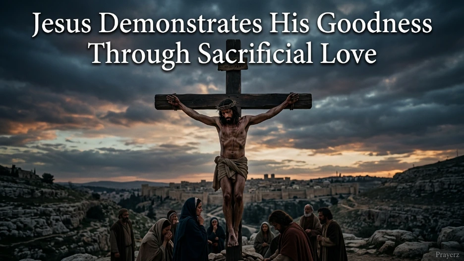 Jesus Demonstrates His Goodness Through Sacrificial Love