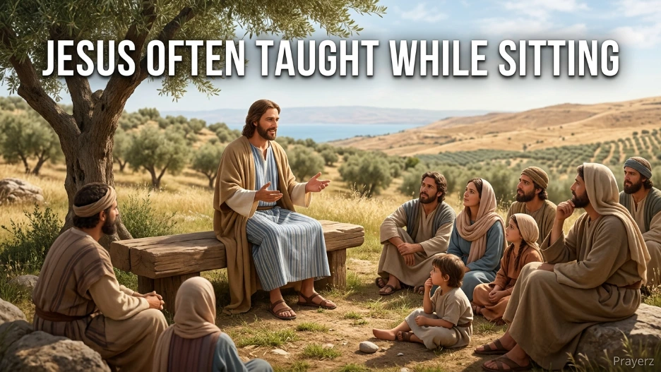 Jesus Often Taught While Sitting